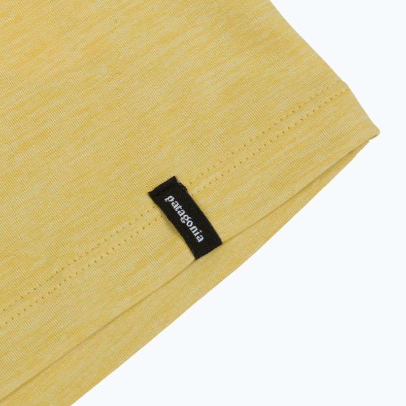 Longsleeve męski Patagonia Cap Cool Daily Boardshort Logo LS limestone yellow - Light Limestone yellow x-dye 4