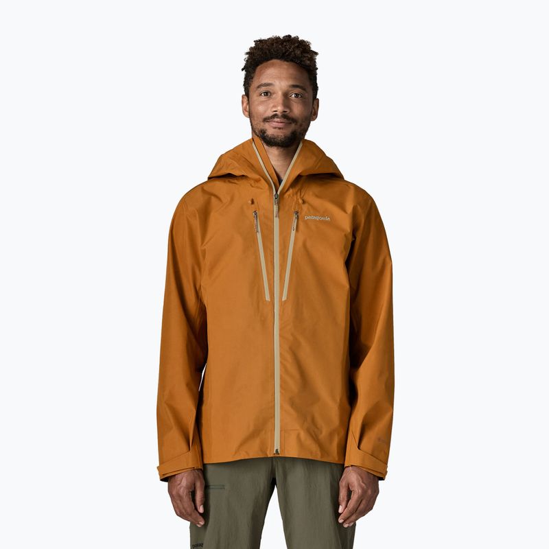 Kurtka przeciwdeszczowa męska Patagonia Triolet cinnamon brown 2