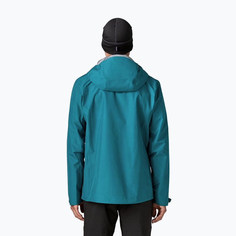 Kurtka przeciwdeszczowa męska Patagonia Triolet glacial blue 2