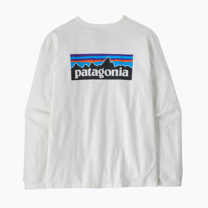 Longsleeve damski Patagonia P-6 Logo Responsibili-Tee LS fiber white 2