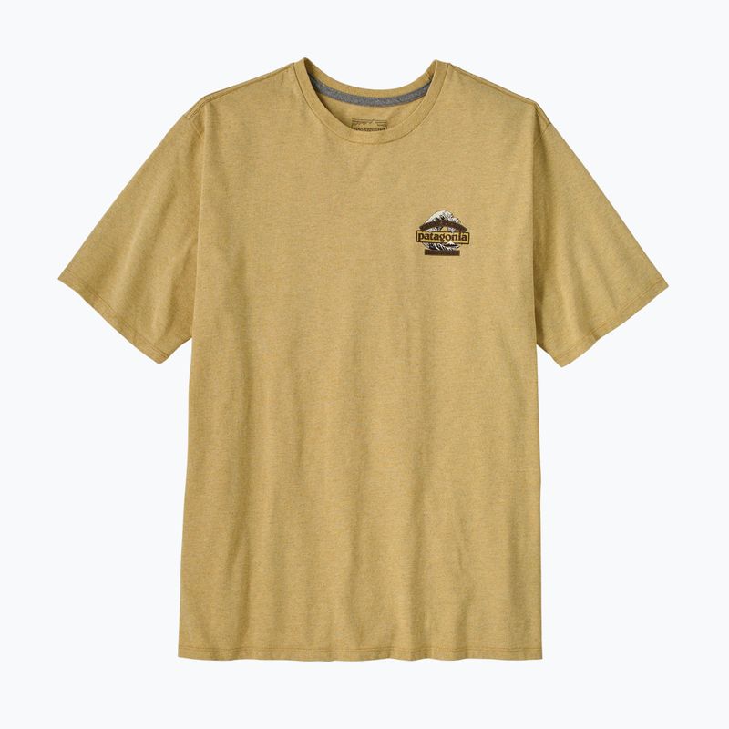 Koszulka męska Patagonia Great Waves Responsibili-Tee lynx tan