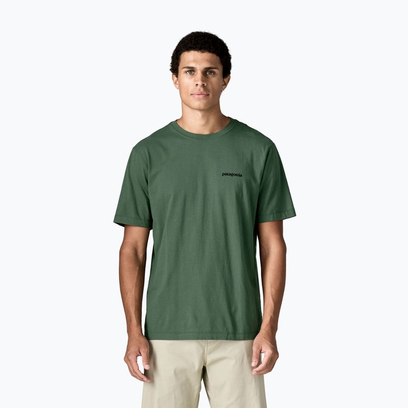 Koszulka męska Patagonia P-6 Logo canopy green