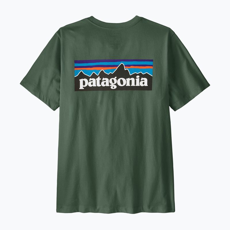 Koszulka męska Patagonia P-6 Logo canopy green 2