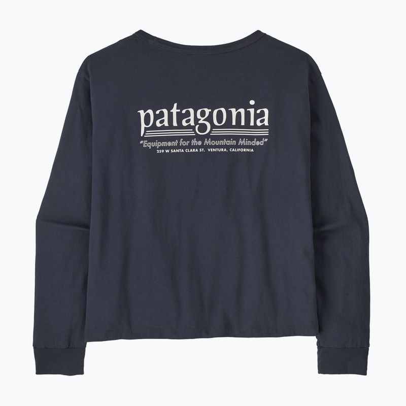 Longsleeve damski Patagonia Hut Tripper Easy Cut smolder blue 2