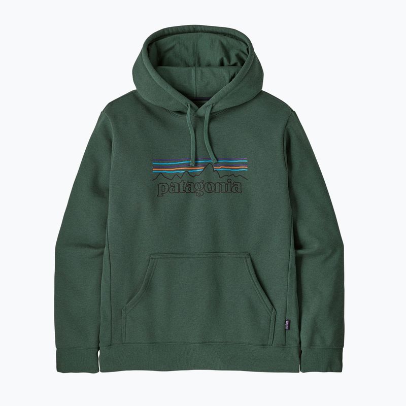 Bluza męska Patagonia P-6 Logo Uprisal Hoody p-6 outline: canopy green