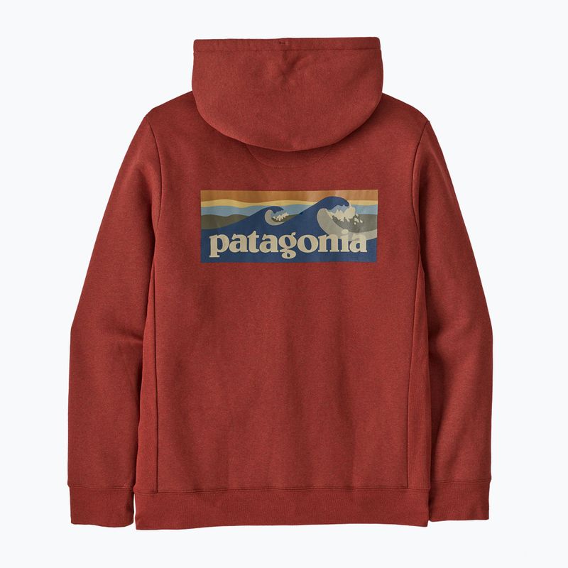 Bluza męska Patagonia Boardshort Logo Uprisal Hoody Rusty Red 2