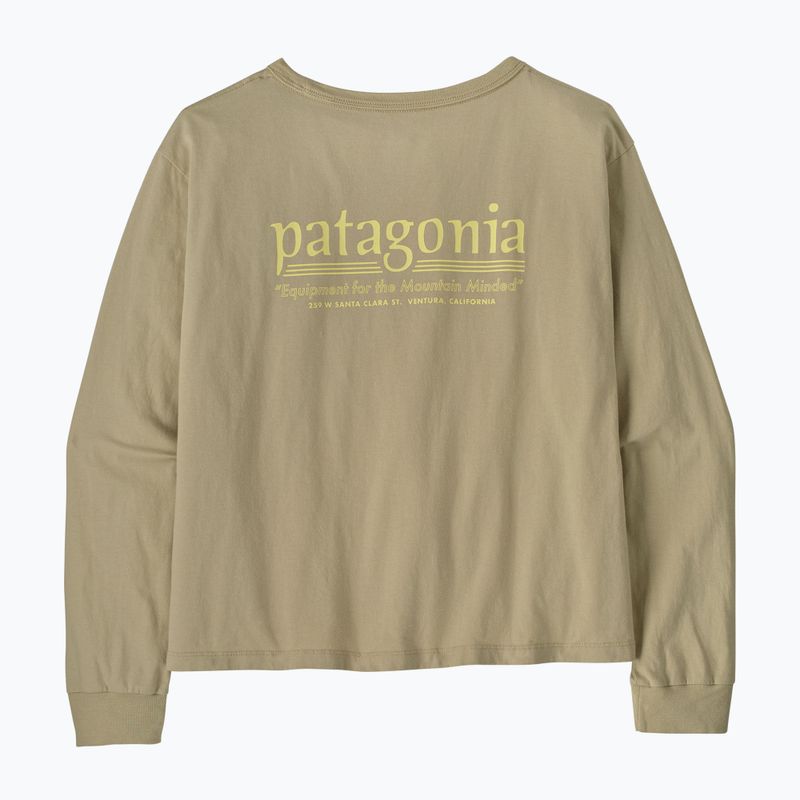 Longsleeve damski Patagonia Hut Tripper Easy Cut weathered stone 3