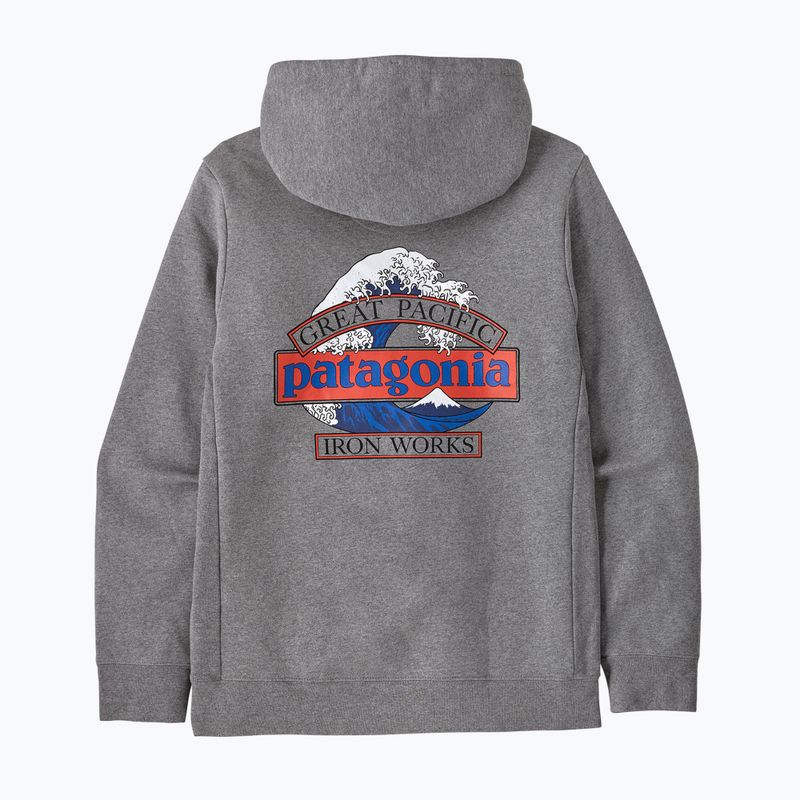 Bluza męska Patagonia Great Waves Uprisal Hoody gravel heather 4