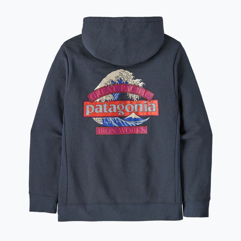 Bluza męska Patagonia Great Waves Uprisal Hoody Summit Blue 2