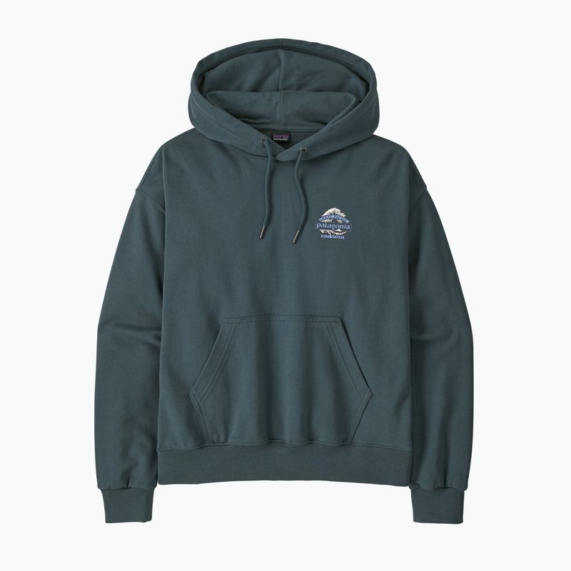 Bluza trekkingowa damska Patagonia Great Waves Daily Hoody summit blue