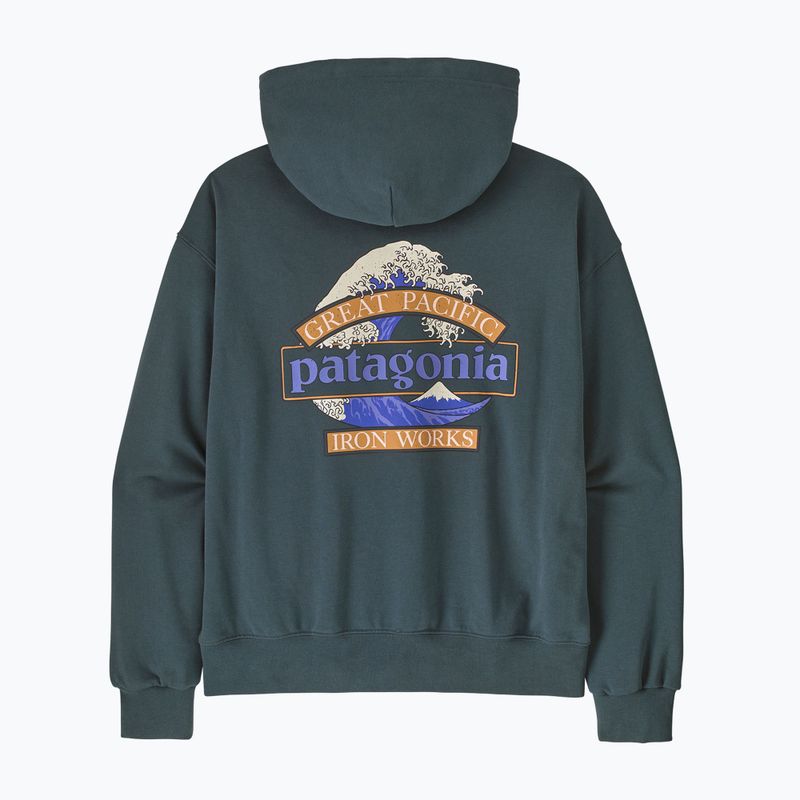 Bluza trekkingowa damska Patagonia Great Waves Daily Hoody summit blue 2