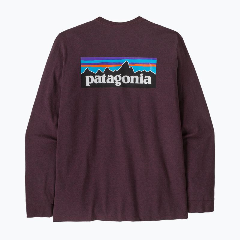 Longsleeve męski Patagonia P-6 Logo Responsibili berry fig 2