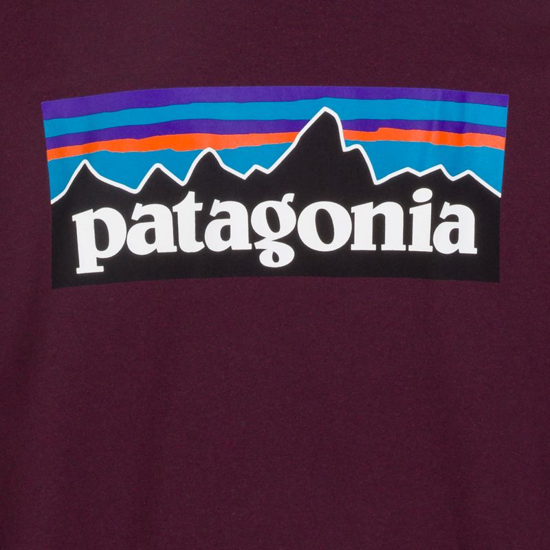 Longsleeve męski Patagonia P-6 Logo Responsibili berry fig 4