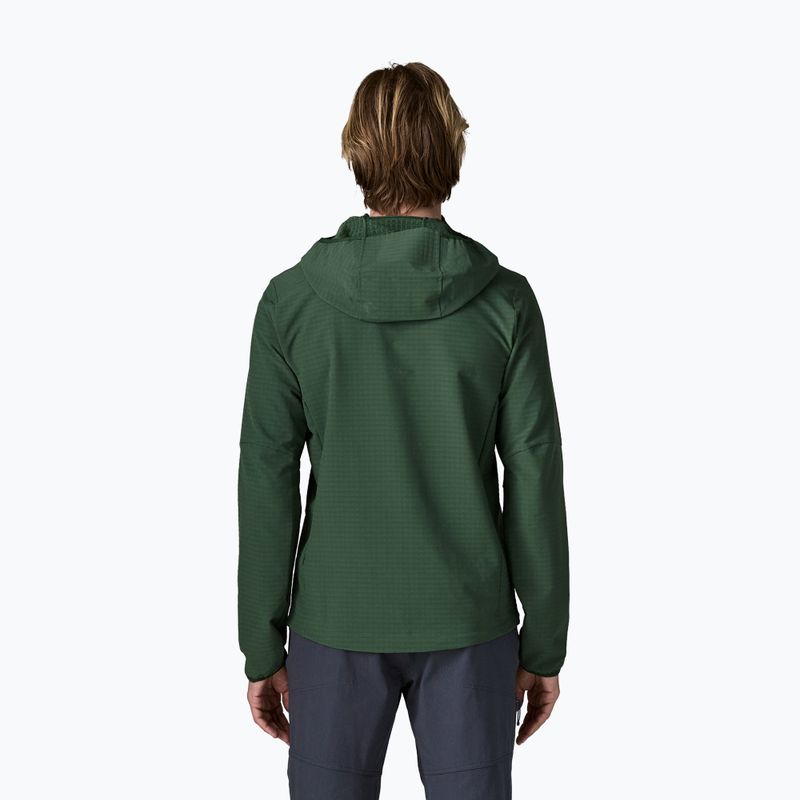 Kurtka softshell męska Patagonia R1 TechFace Hoody canopy green 2
