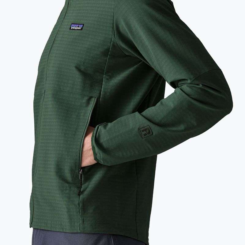 Kurtka softshell męska Patagonia R1 TechFace Hoody canopy green 5
