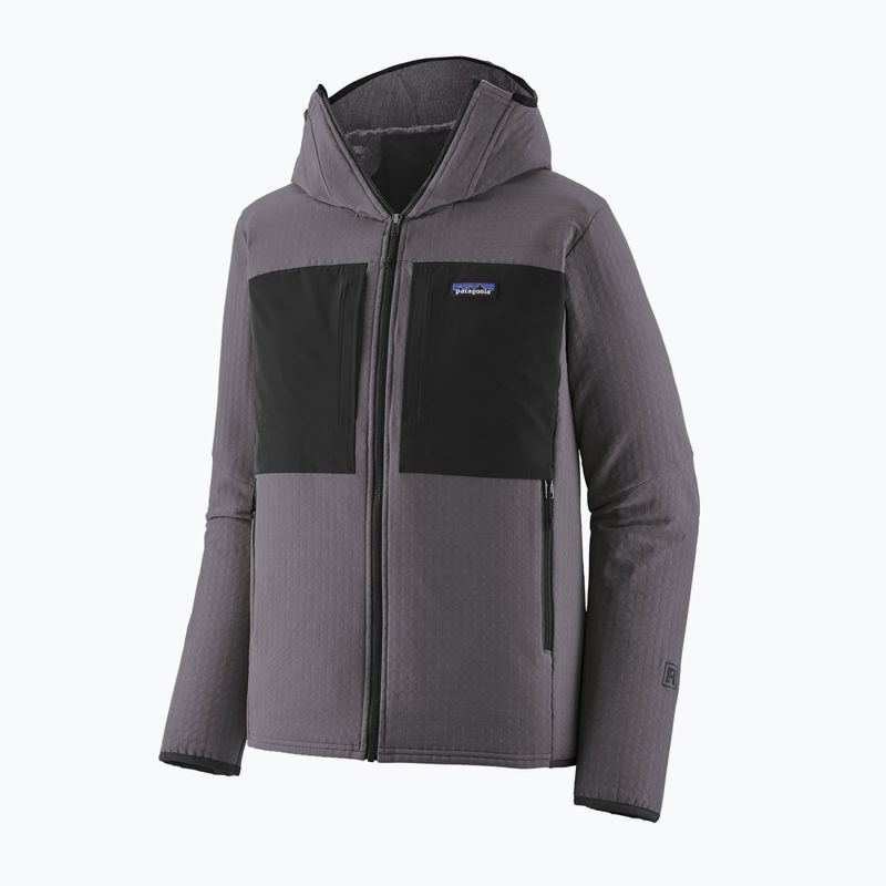 Bluza trekkingowa męska Patagonia R2 TechFace Hoody may grey 2