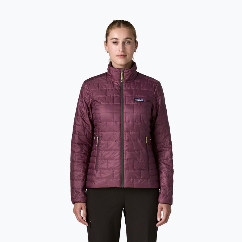 Kurtka ocieplana damska Patagonia Nano Puff berry fig