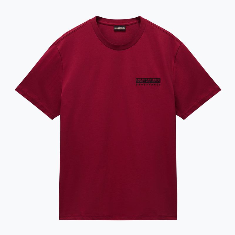 Koszulka męska Napapijri S-Vignonil Back tibetan red R1E 5
