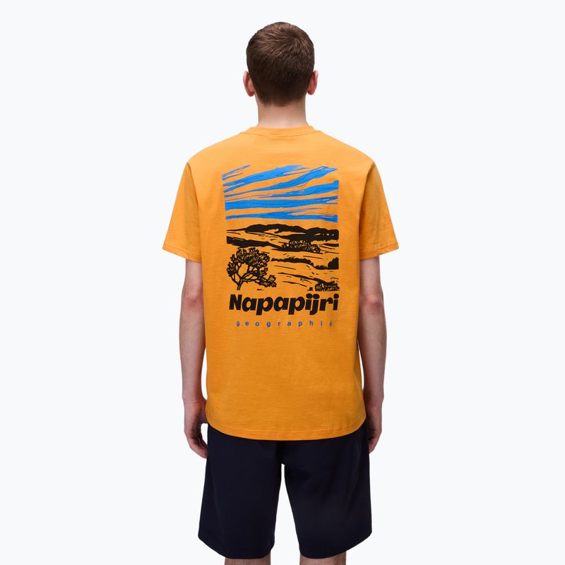 Koszulka męska Napapijri S-Vignonil Back apricot A70 2