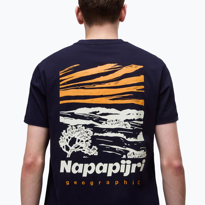 Koszulka męska Napapijri S-Vignonil Back blu marine 4
