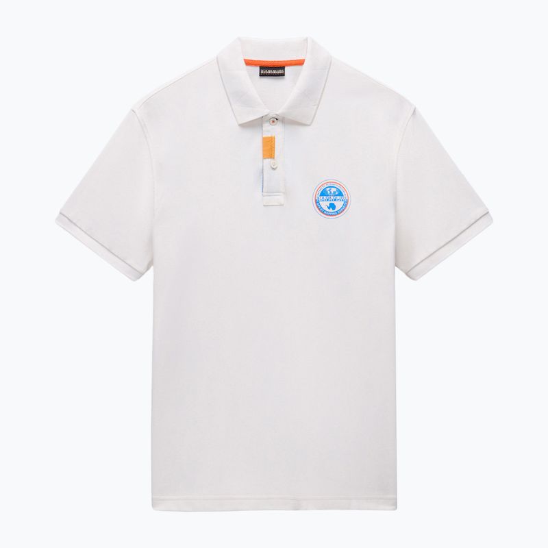 Koszulka polo męska Napapijri E-Clanis white whisper 4
