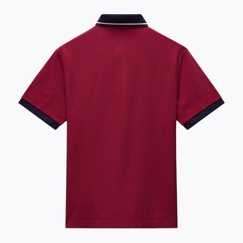 Koszulka polo męska Napapijri E-Zeri tibetan red r1e 2