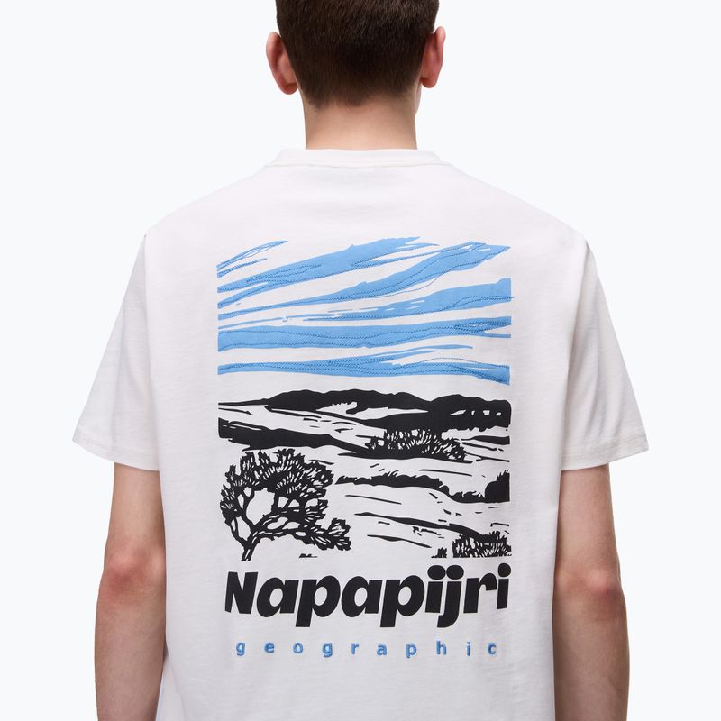 Koszulka męska Napapijri S-Vignonil Back white whisper 4