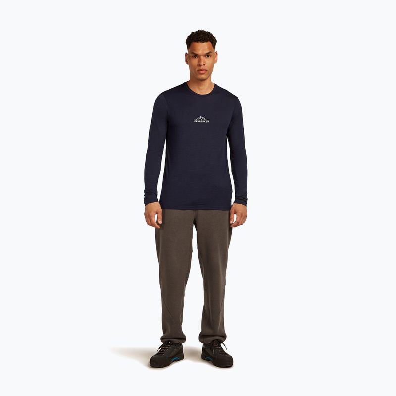 Longsleeve męski icebreaker Merino 150 Tech Lite Road To Cook midnight navy 2