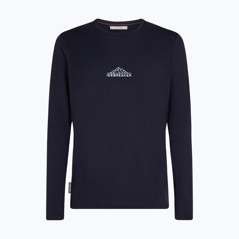 Longsleeve męski icebreaker Merino 150 Tech Lite Road To Cook midnight navy 6