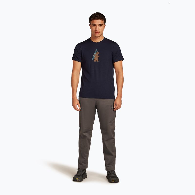 Koszulka męska icebreaker Merino 150 Tech Lite Bear Tour midnight navy 2