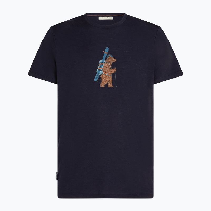 Koszulka męska icebreaker Merino 150 Tech Lite Bear Tour midnight navy 7