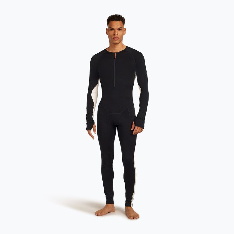 Kombinezon termoaktywny męski icebreaker Merino 200 Oasis+ black/undyed/cb 4