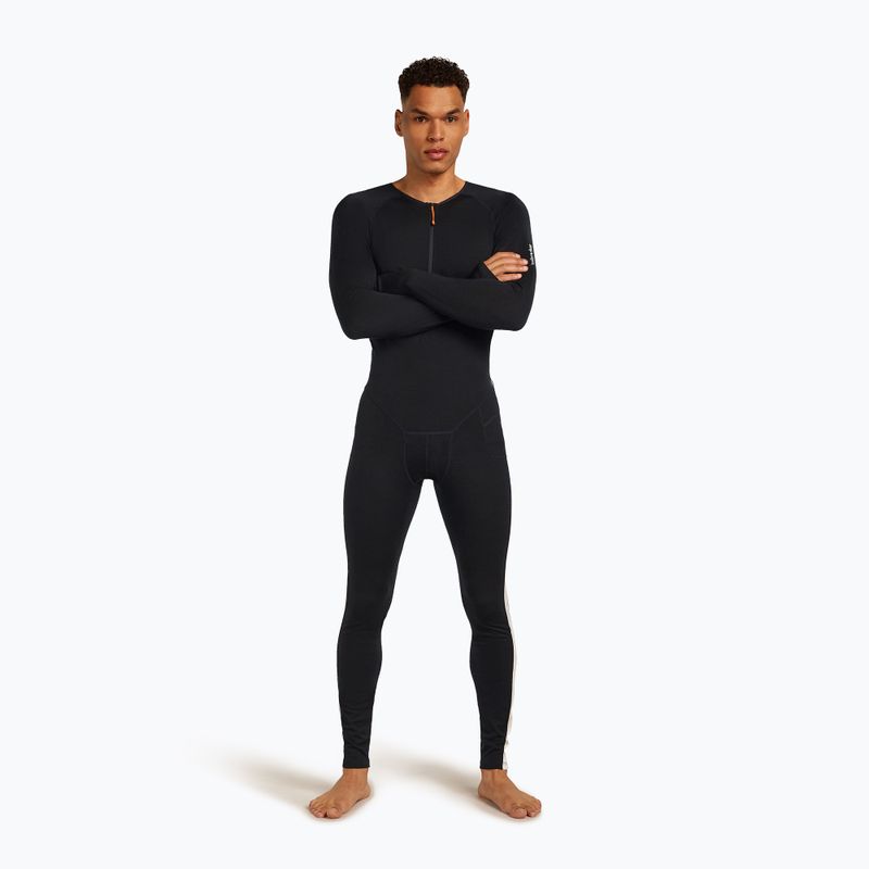Kombinezon termoaktywny męski icebreaker Merino 200 Oasis+ black/undyed/cb 5