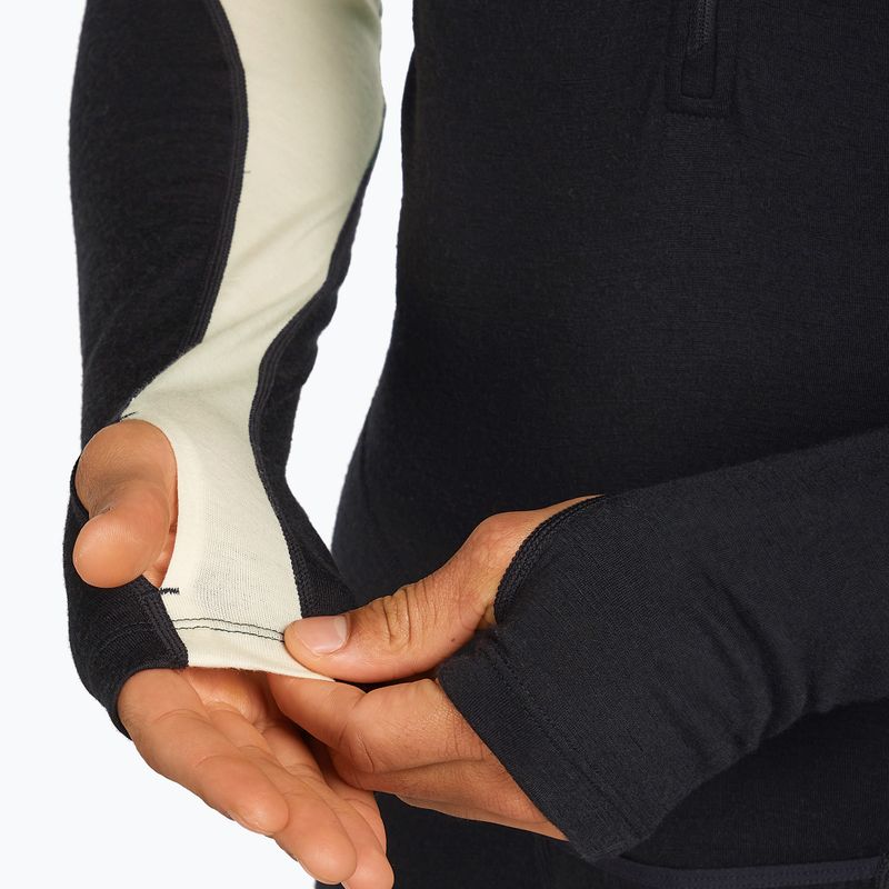 Kombinezon termoaktywny męski icebreaker Merino 200 Oasis+ black/undyed/cb 10