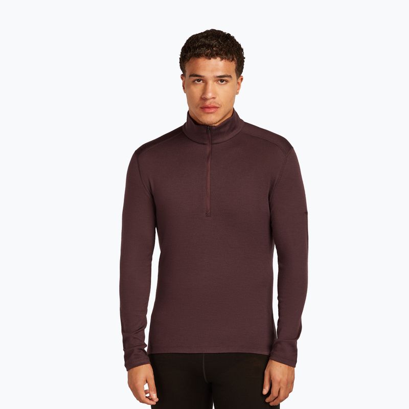 Bluza termoaktywna męska icebreaker 260 Tech LS Half Zip java