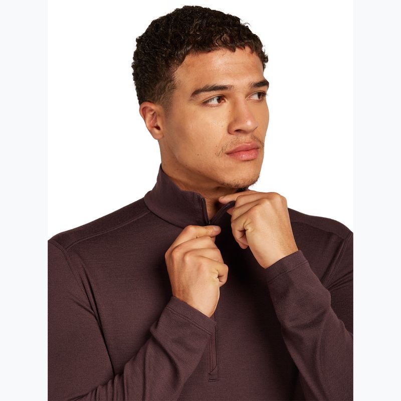 Bluza termoaktywna męska icebreaker 260 Tech LS Half Zip java 4