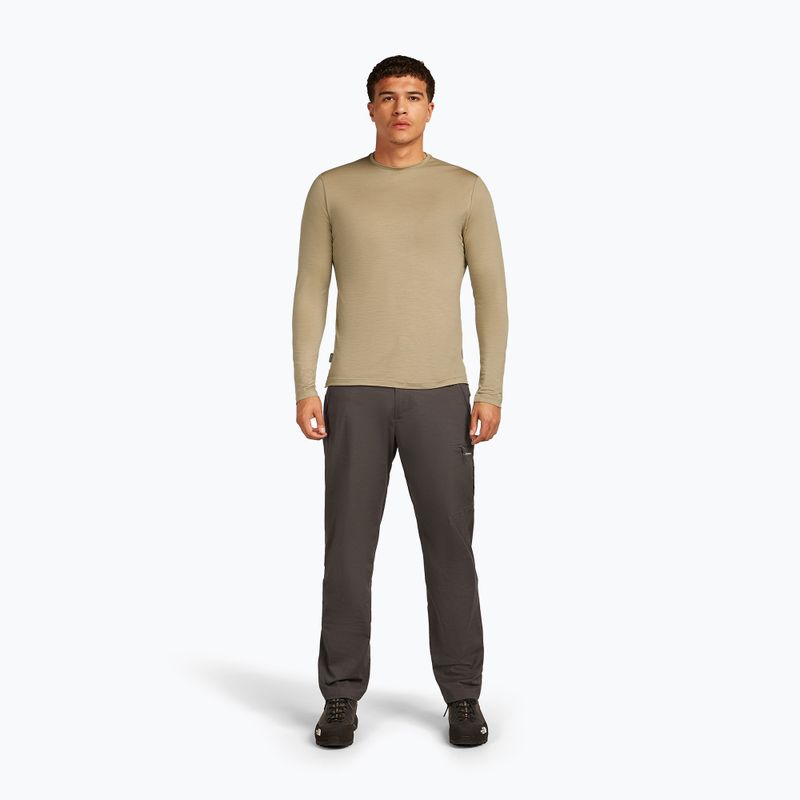 Longsleeve trekkingowy męski icebreaker Merino 125 Cool-Lite Sphere III Tee flagstone 2