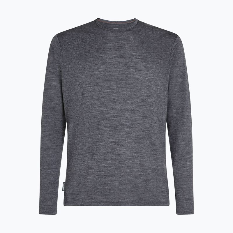 Longsleeve trekkingowy męski icebreaker Merino 125 Cool-Lite Sphere III Tee midnight navy heather 6