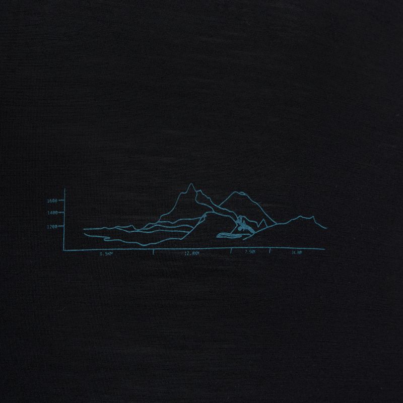 Koszulka męska icebreaker Merino Blend 125 Cool-Lite Sphere Trail black 3