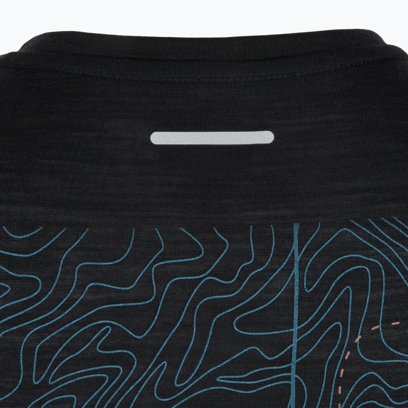 Koszulka męska icebreaker Merino Blend 125 Cool-Lite Sphere Trail black 5