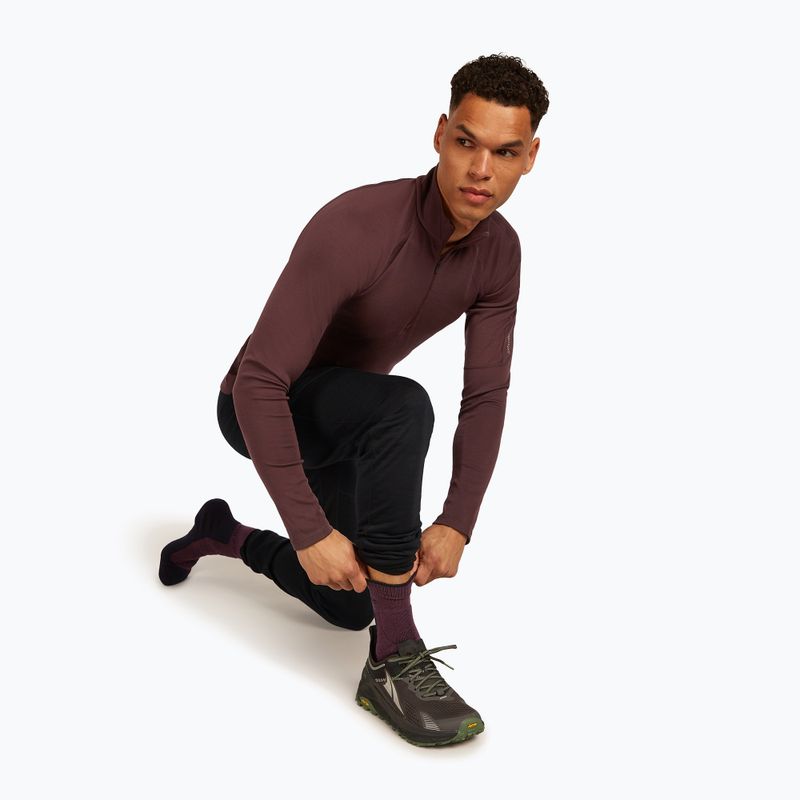 Skarpety męskie icebreaker Merino Hike+ Heavy Crew java/black 4
