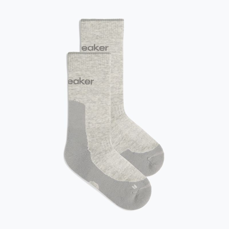 Skarpety męskie icebreaker Merino Hike+ Light Crew blizzard heather/alloy 2
