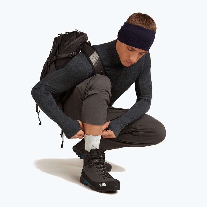 Skarpety męskie icebreaker Merino Hike+ Light Crew blizzard heather/alloy 5