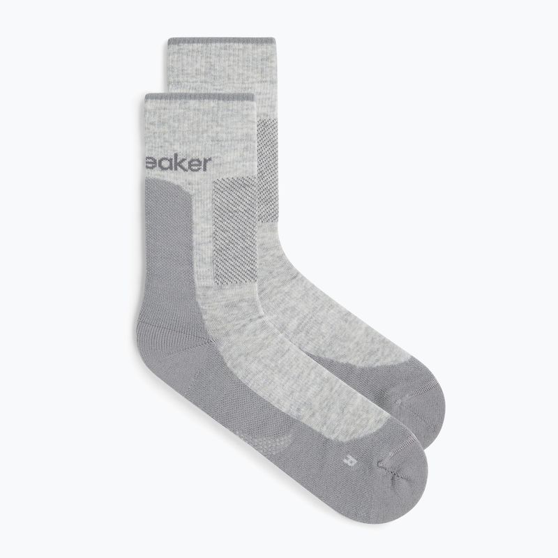 Skarpety męskie icebreaker Merino Hike+ Medium Crew blizzard heather/alloy 2