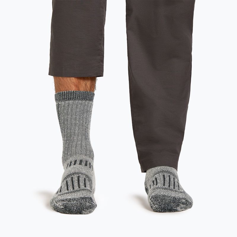 Skarpety męskie icebreaker Merino Hike+ Mountaineer Mid Calf jet heather/black 3