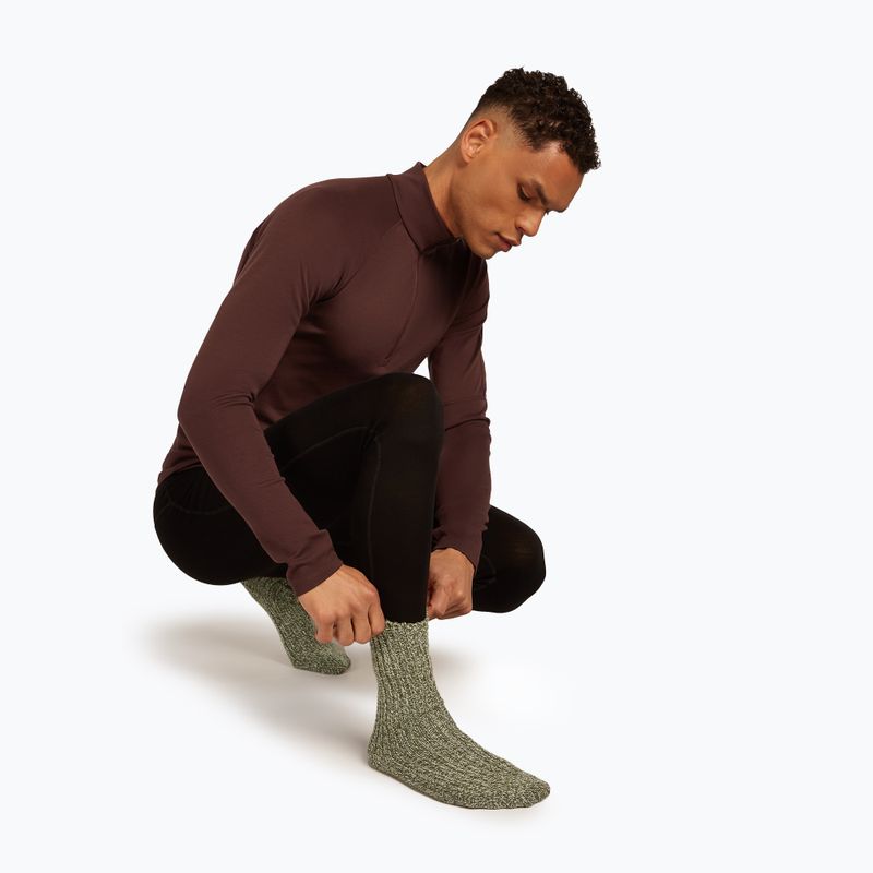 Skarpety narciarskie Icebreaker Merino Ski Lodge Crew loden/lichen/chalk 7