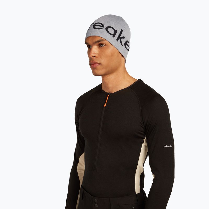 Czapka zimowa icebreaker Merino Icebreaker Beanie alloy/black 3