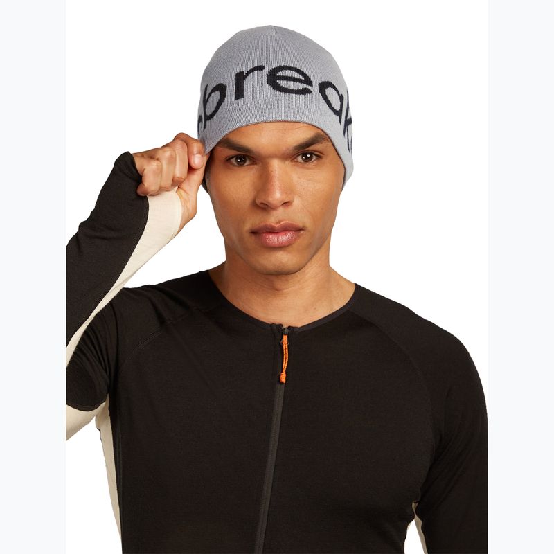 Czapka zimowa icebreaker Merino Icebreaker Beanie alloy/black 4