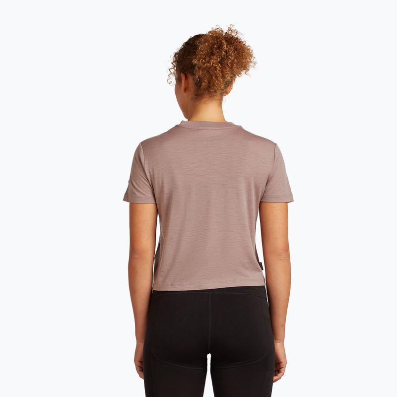 Koszulka damska icebreaker Merino 150 Tech Lite Crop The Climb summit 3