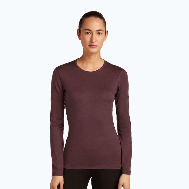 Longsleeve termoaktywny damski icebreaker 200 Oasis Crewe java
